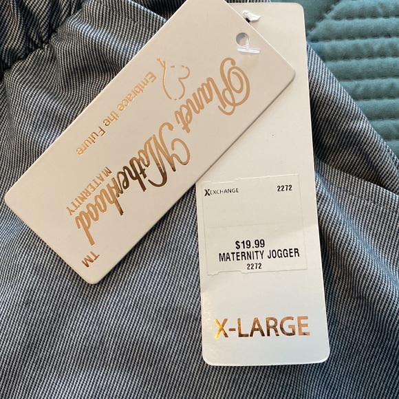 NWT ladies Planet Motherhood maternity joggers size XL - Picture 5 of 7